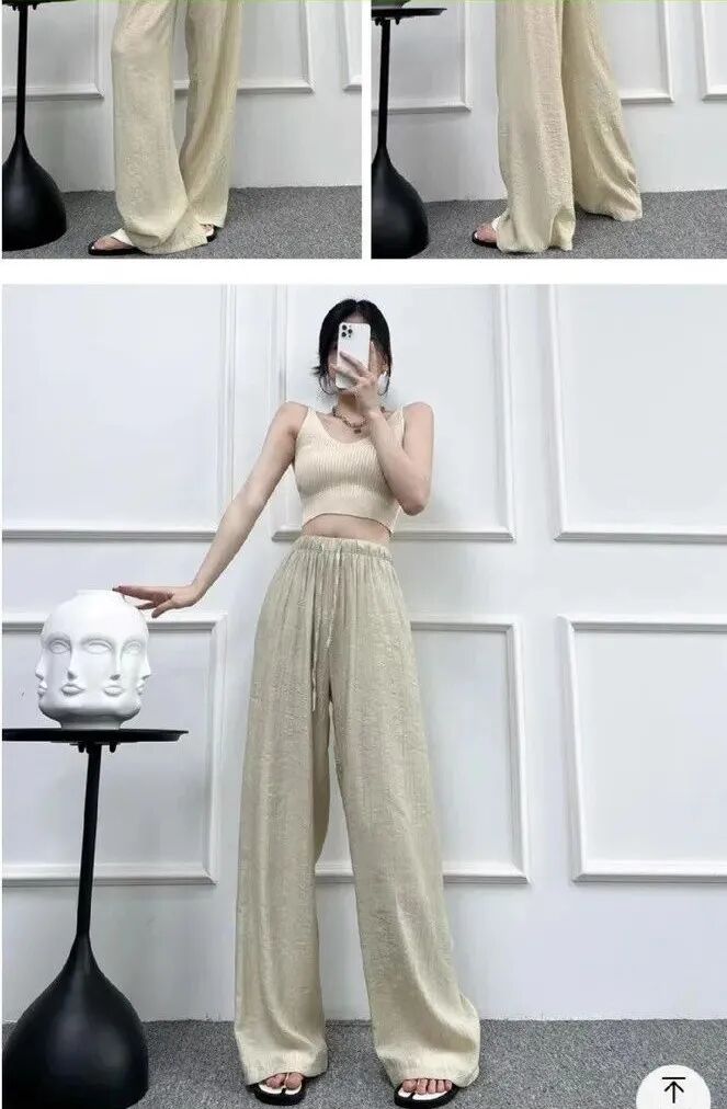 在网上买了条禁欲系阔腿裤试穿后网友哈哈哈哈这也太离谱了 配图2